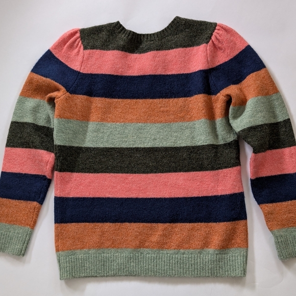 Talbots Rainbow Striped Cozy Sweater - Picture 2 of 4